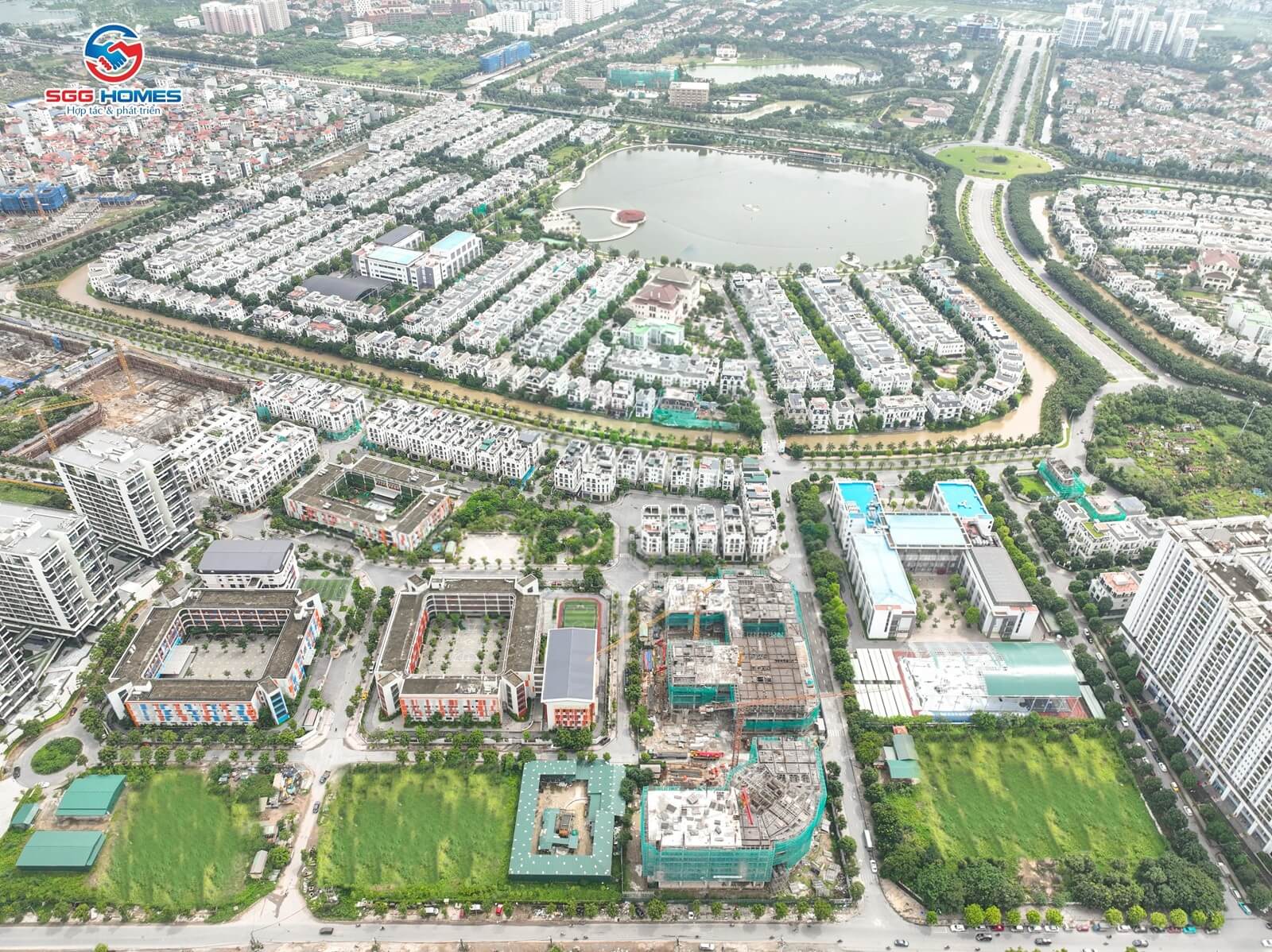 tiến độ dự án ruby riverside long biên