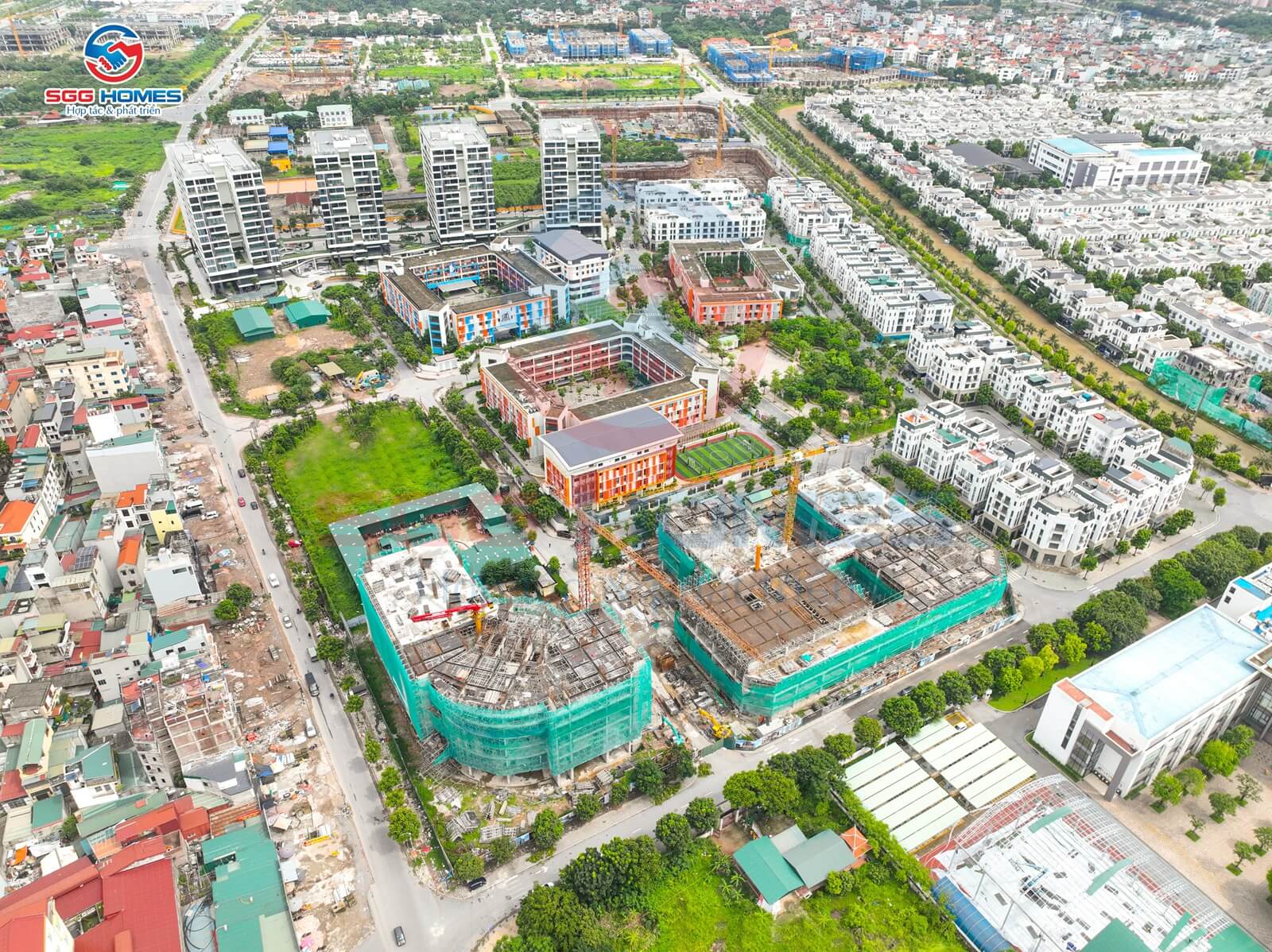 tiến độ xây dựng dự án ruby riverside phúc đồng long biên