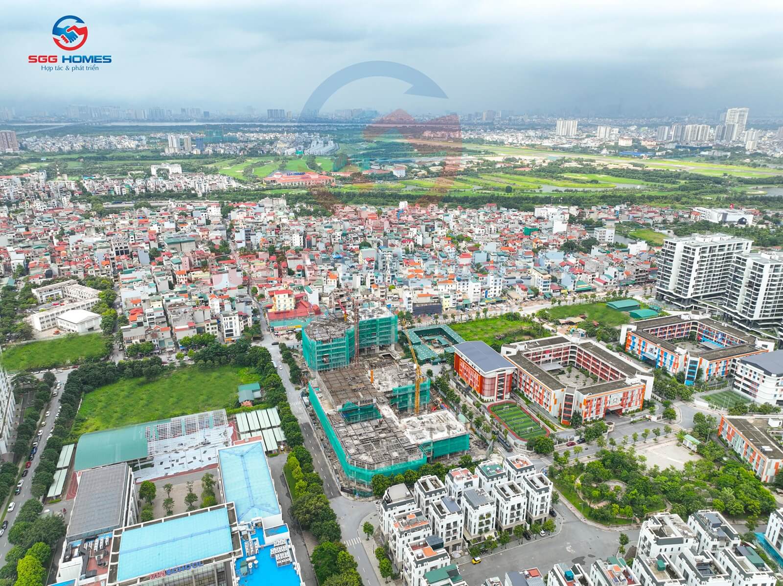 tiến độ xây dựng dự án ruby riverside phúc đồng long biên