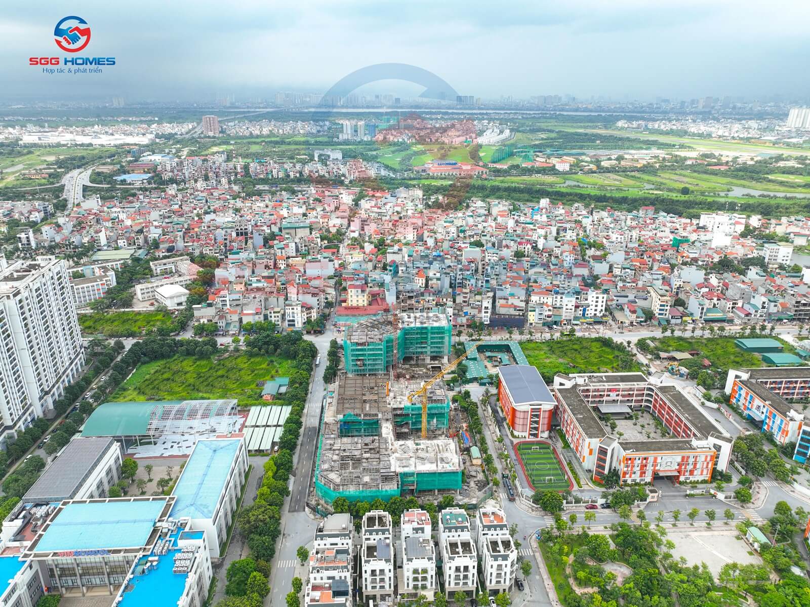 tiến độ thi công dự án ruby riverside phúc đồng long biên